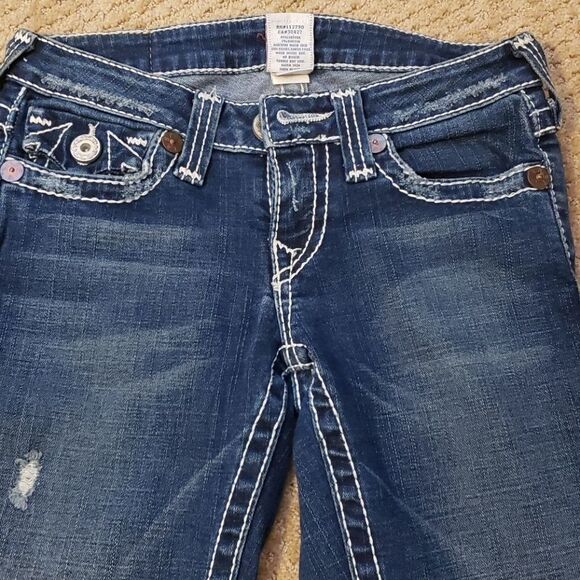 True religion Joe big t fit and flare Jeans size 26 - Picture 5 of 10